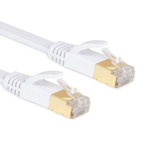 Flat FTP STP CAT6 <strong>Shielded</strong> <strong>Patch</strong> <strong>Cord</strong> 10Gpbs Fast Speed Ethernet Cable RJ45 Made Copper Available Various Colors OEM CAT 6 CAT 8 - Product Image 3
