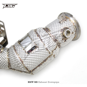 Tubo de Escape Personalizado de Acero Inoxidable <span class=keywords><strong>M8</strong></span> F91 X5M F95 X6M F96 M5 F90 para <span class=keywords><strong>BMW</strong></span>, Tubo de Escape con Catalizador - Product Image 5