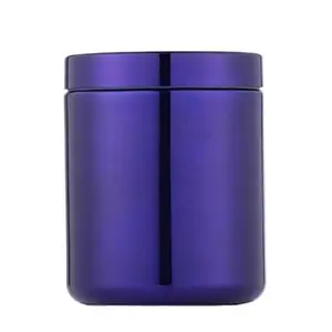 20盎司650毫升HDPE紫色新设计铬蛋白粉塑料桶包装