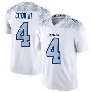Nuovo Arrivo Buffalo Rivalries F.U.S.E. Maglie da Football Americano USA Cucite 17 Josh Allen 0 Keon Coleman 4 James Cook Taglie Forti Pantaloncini - Product Image 3