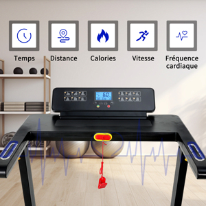 <span class=keywords><strong>Tapis</strong></span> <span class=keywords><strong>Roulant</strong></span> Elettrico Multifunzione per Esercizi Cardio con Velocità 1-14km/h, Motore Silenzioso da 1.25hp - Disponibile dal Magazzino Francese - Product Image 3