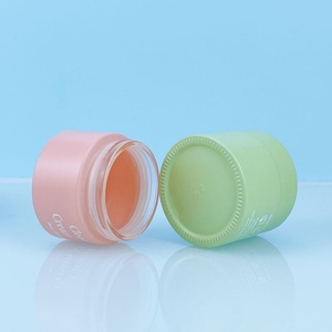 Customized Cosmetic Cream Glass <b>Containers</b> Wholesale Empty Skin Care Frosted Matt Green 2 oz 50g 60g Glass Cosmetic Jar with Lid - Product Image 3