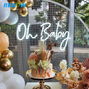 Letrero de Neón Personalizado con Envío Rápido, Luz LED para Decoración del Hogar, Tamaño y Color Personalizables, Montaje en Pared - Product Image 1