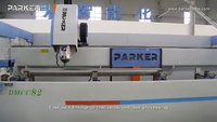 Centro de Mecanizado CNC de Alta Precisión PARKER, Centro CNC de 3 Ejes, Fresadora CNC de 4 HERRAMIENTAS para Puertas y Ventanas de Aluminio