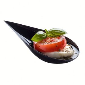 Cucharas de Degustación de Plástico Transparente en Forma de Lágrima de 4 Pulgadas para Aperitivos, Platos de Postre y Cuencos, Vajilla Asiática en Forma de Lágrima, Venta al por Mayor - Product Image 2
