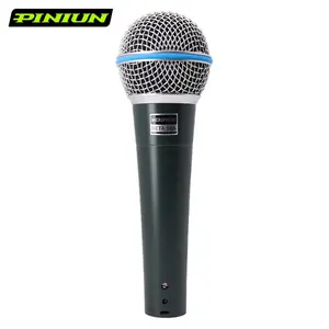 PINIUN Beta-58 Professional tiktok Dynamic Microphone Super-cardioid tech Wired Handheld Mic For Performance Live Vocal Karaoke