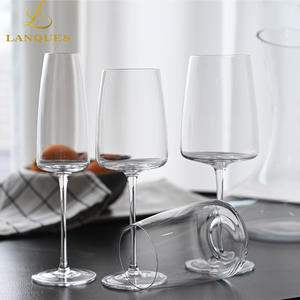 Collection de verrerie en cristal sans plomb Lanques Premium OVAL, compatible lave-vaisselle, pour la maison et les événements de mariage - Product Image 2