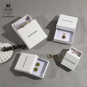 Custom Logo Top Open Jewelry Packaging <b>Box</b> for Ring <b>Earrings</b> Bracelet Necklace Premium <b>Gift</b> <b>Box</b> Factory Wholesale - Product Image 4