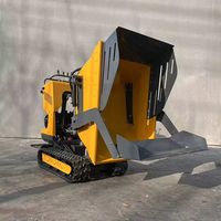 Mini Dumper Électrique 500 kg Mini Dumper sur Chenilles 500 kg 1000 kg Mini Camion à Benne