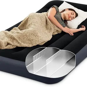 Dura Beam Standard Kissen auflage Luft matratze Fiber Tech Twin Size Eingebaute elektrische Pumpe 10 Zoll Bett höhe Luft matratze zum Wandern
