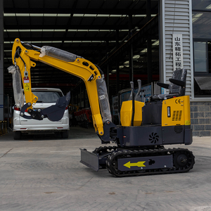 Miniexcavadora de 1000 kg, Equipo con Motor <span class=keywords><strong>Briggs</strong></span> & <span class=keywords><strong>Stratton</strong></span>, 1.1 Toneladas, 1.2 Toneladas, 1.5 Toneladas, Máquina Excavadora Pequeña de Orugas - Product Image 4