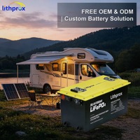 Batería de ciclo profundo LiFePO4 para RV, 38.4V 300AH 10KW, Grado 5, 6000 ciclos, 10 años de vida útil, BMS inteligente de 100A, RS485, IP67, OEM