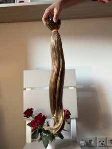 Extensiones de Cabello Humano Remy Indio Virgen sin Procesar, Doble Trama a Máquina, 100% Cabello Humano con Textura Ondulada - Product Image 1