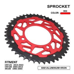 Piñón de Cadena para Motocicleta, Piñón de Cadena de Aluminio CNC para XR100R / CRF125F/FB, Piezas de Modificación para Motocicletas Todoterreno - Product Image 4