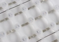 Écran LED en maille flexible, imperméable IP67, pour publicité extérieure, façade, centre commercial, éclairage de scène, décoration