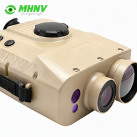 MH-C640 1-4X Teropong Multifungsi Genggam dengan Pencitraan Termal dan Visibel yang Didinginkan, Dilengkapi Pengukur Jarak Laser, GPS, dan Kompas