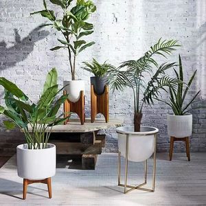 Houselin <span class=keywords><strong>Porte</strong></span>-pot en <span class=keywords><strong>bois</strong></span> de bambou <span class=keywords><strong>Porte</strong></span>-<span class=keywords><strong>plante</strong></span> en <span class=keywords><strong>bois</strong></span> d'intérieur - Product Image 3