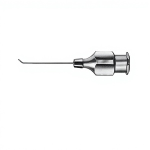 Cannule d'irrigation de la chambre antérieure en acier inoxydable manuelle Knolle, calibre 23, instruments d'irrigation ophtalmique, instruments MOL - Product Image 1