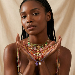 Collar de Estilo Bohemio con Dijes de Estrella de Mar y Conchas, Joyería de Playa de Verano para Niñas, Colorido y de Ensueño - Product Image 4