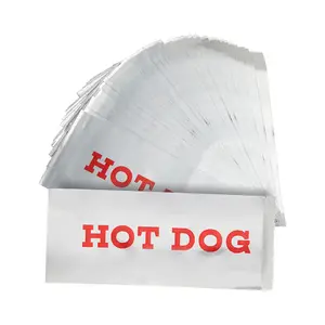 Hot Dog Wrappers Silver Foil Sleeves for Aluminum foil paper bag manufacturer