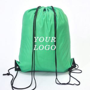Factory Custom Promotional Drawstring Sports Backpack <b>Bag</b> 210D Polyester Printing <b>String</b> <b>Bag</b> for Promotional Drawstring <b>Bag</b> - Product Image 4