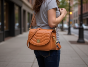 Borsa a Tracolla da Donna in Microfibra Effetto Pelle con Chiusura a Cerniera e Tracolla Singola, Adatta a Tutte le Stagioni - Product Image 2