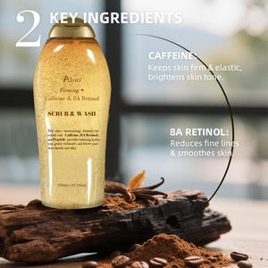 Kustom Logo parfum <span class=keywords><strong>Gel</strong></span> mandi pelembab kafein kulit halus pengelupasan sabun mandi <span class=keywords><strong>Gel</strong></span> tubuh pembersihan dalam cuci untuk wanita - Product Image 3