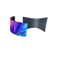 Panel LED Flexible a Todo Color P2.5 para Marketing, Pantalla LED Publicitaria, Pantalla Flexible