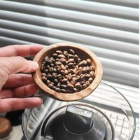 Nouveau plateau de pesage et de dosage en bois de noyer pour grains de café, avec cuillère à thé, pour pulvérisation antistatique et dosage de café, pour le commerce transfrontalier