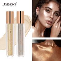 Highlighter liquide scintillant 6 tons diamant, soyeux et illuminateur, multi-usages, 6 nuances, OEM ODM, marque privée, logo personnalisé, vente en gros