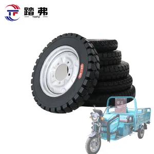 Integrated Circuit 3 Wheeler Motorcycle Tire 5.00-12 With 100% Safety