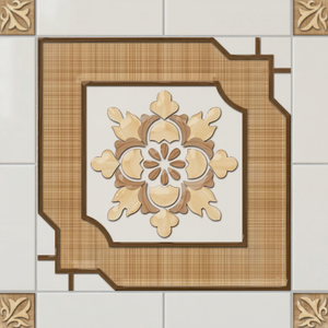 Carreaux de sol en céramique étanches de qualité supérieure, brillants et économiques, 400x400mm, pour extérieur, salle de bain et centres commerciaux - Product Image 2