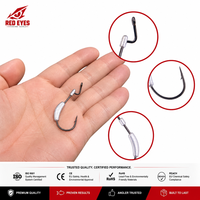 Red Eyeds Free Sample Competition Micro Lead Head Jig Hook Wide Gap Pre Weighted Bass Mandarin Fish Lure Fishing River Trout