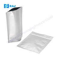 Sac de papier d'aluminium sous vide RCPP écologique avec logo imprimé personnalisé sac de poche de cornue pour emballage de viande séchée de bœuf de friandise humide
