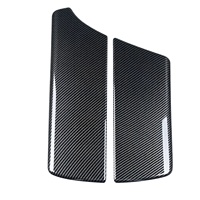 Couvre-accoudoir de console centrale aspect fibre de carbone pour BMW Série 5 F10 F11 F18 2011-2017, pièces à coller