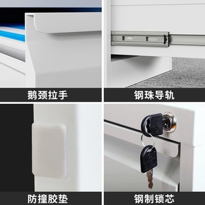 <b>Filing</b> Cabinet A4 Size 4 Layers Drawer Storage Office Organizer Push Pull Type - Product Image 2