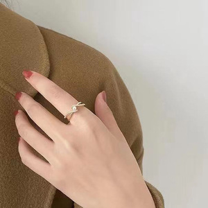 ขาตั้งแหวนเงินแท้ S925 สำหรับทำเครื่องประดับแฟชั่น DIY พร้อมไข่มุกเม็ดเดี่ยวขนาด 6-8 มม. รุ่น 1827 - Product Image 2