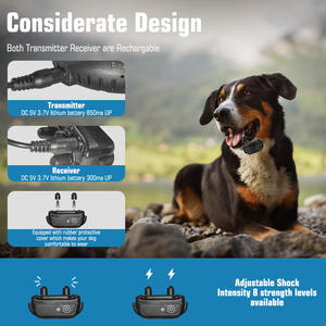 Sistema de contención de mascotas eléctrico de valla inalámbrica portátil para perros con collar de choque subterráneo - Product Image 4