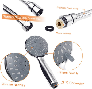 Новинка, мощная одноводяная насадка для душа - Product Image 6