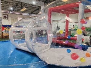 Lều mái vòm trong suốt thương mại cao cấp, một Quan sát hình cầu bơm hơi và nhà cho những người đam mê thiên văn học - Product Image 2