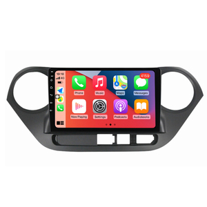 Autoradio Multimediale Android con Touch Screen, Lettore DVD, CarPlay, GPS, WiFi, Bluetooth Compatibile con <span class=keywords><strong>Hyundai</strong></span> <span class=keywords><strong>I10</strong></span> 2014-2017 - Product Image 1