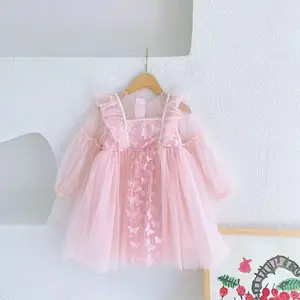 2023 Chất Lượng Cao Tulle Dresses Cô Gái 5 Để 10 Năm Cổ Tích Sinh Nhật Công Chúa Ăn Mặc Cho Cô Gái