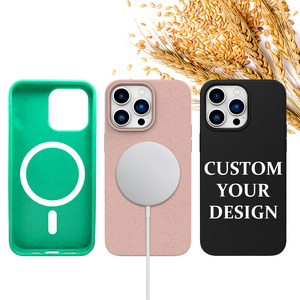 Tenchen Bền Vững Sinh Thái Thân Thiện Với Trường Hợp Điện Thoại Tùy Chỉnh Compostable Phân Hủy Sinh Học Rơm Lúa Mì Điện Thoại Di Động Trường Hợp Đối Với iPhone Cho Samsung - Product Image 4