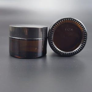 Contenants de crème cosmétique pour le visage de luxe personnalisés, 10g, 20g, 2oz, 30 ml, 50g, 2 oz, pots en verre givré vides avec couvercles - Product Image 4