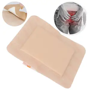 Habillage adhésif de mousse de silicone bordé médical pour le habillage de mousse de silicone d'escarres - Product Image 2