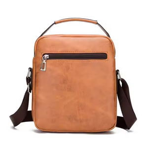 Men's PU <strong>Leather</strong> Crossbody <strong>Bag</strong> Waterproof Shoulder <strong>Sling</strong> <strong>Bag</strong> For Travel, Work, School &amp; Daily Use Custom Logo - Product Image 5