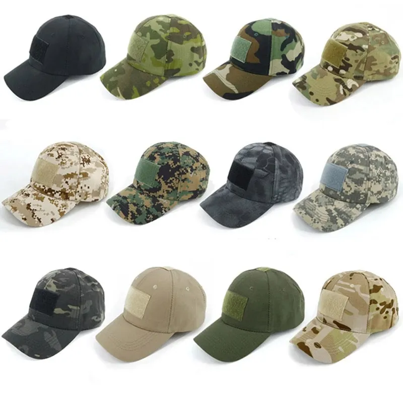 New Retro Camo berretto da Baseball da uomo Outdoor Hunting Camouflage Jungle Hat Tactical escursionismo Casquette Hats Tactical Hat