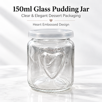 Vente en gros directe usine : Pot en verre pour pudding avec couvercle, résistant au four, idéal pour le caramel, la gelée, la mousse, le yaourt, personnalisation disponible