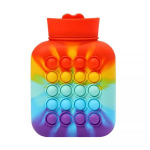 Bouillotte portable en silicone tendance, motif dessin animé, petite taille - Product Image 2