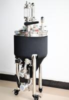 Cuve de Fermentation Conique Mobile en Acier Inoxydable 304 de 55L pour Bière Artisanale, Cidre, Vin, Yaourt